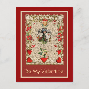 Lacy Design Viktorianisch Valentine Grußkarten Feiertagspostkarte