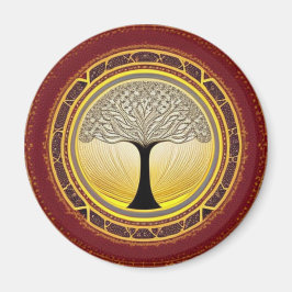 Lacy Tree of Life Magnet