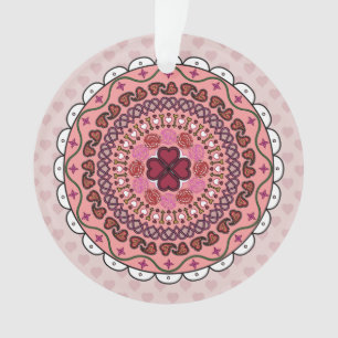 Lacy Valentine's Day Akryllische Ornament