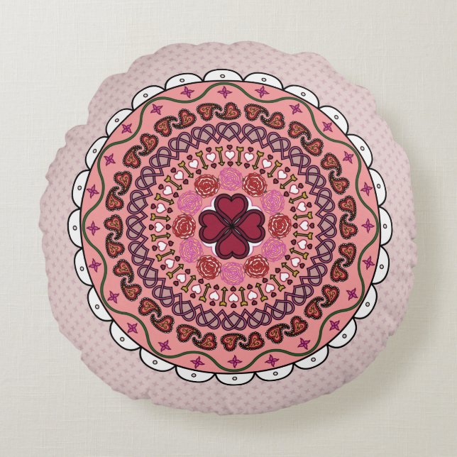 Lacy Valentine's Day Coussin (Devant)