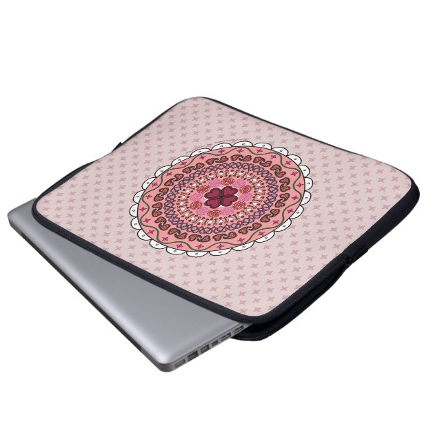 Lacy Valentine's Day Laptop Case (Vorne Knopf)