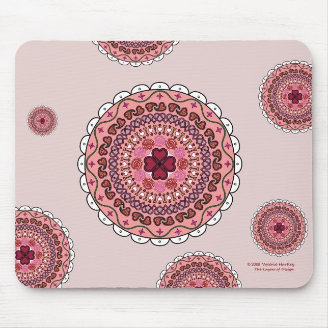 Lacy Valentine's Day Mousepad (Vorne)