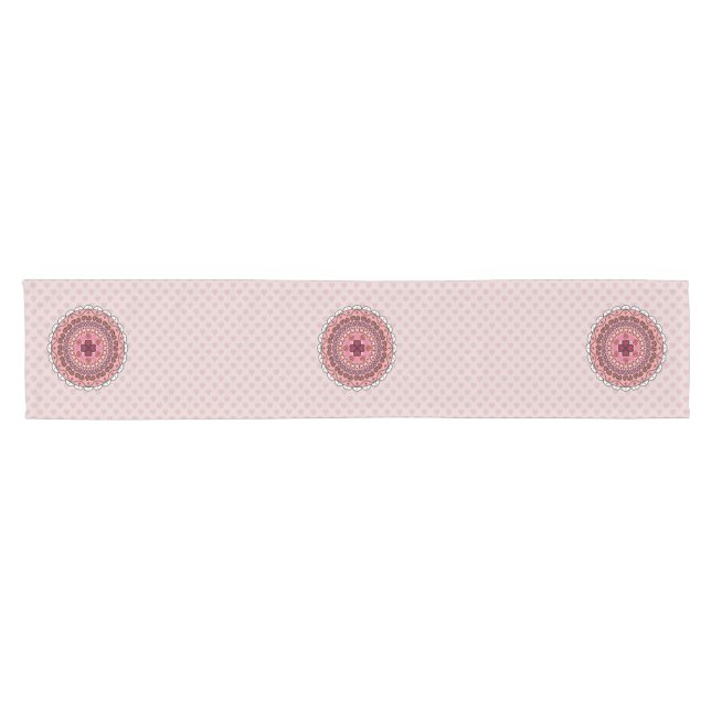 Lacy Valentine's Day Table Runner Kurzer Tischläufer (Horizontal)