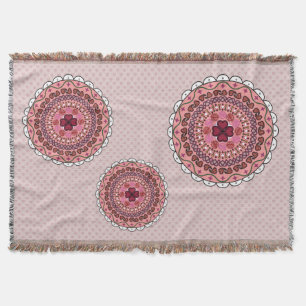 Lacy Valentine's Day Throw Blanket Decke