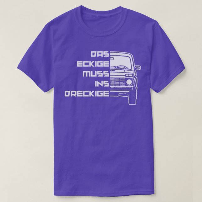 Lada Niva 4x4 Offroad AutoTShirt T-Shirt (Design vorne)