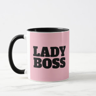 LADBOSS BOSS PINK COFFEE MUGS