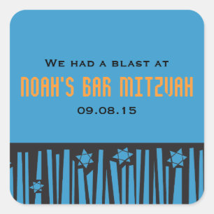 Ladder to Stars Bar Bat Mitzvah Sticker Siegel