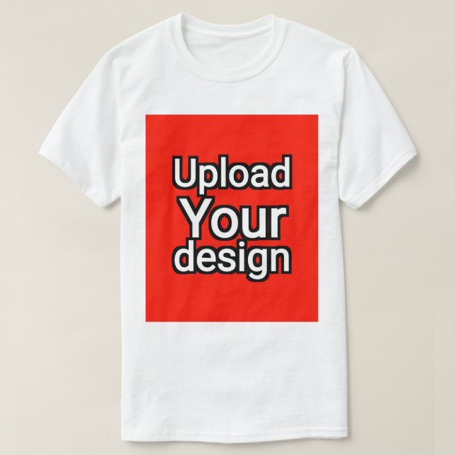 Lade dein Design T-Shirt hoch (Design vorne)