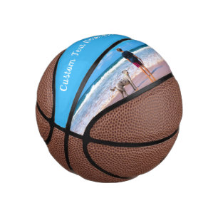 Lade dein Haustier-Foto Basketball Personalisierte