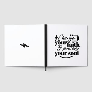 Lade Deinen Glauben auf – Christliches Inspiration Gästebuch