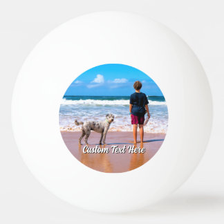 Lade deinen Haustier-Ping-Pong-Ball mit Text Namen Tischtennisball