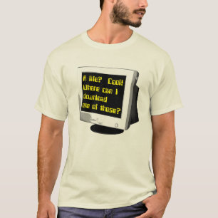Lade ein lustiges T-Shirt zum Thema Leben herunter