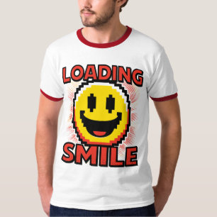 Lade Smiley – Retro Pixel Art 8-Bit Smiley Gesicht T-Shirt