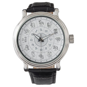 Lade-Zodiac-Cartoon Zeichne Armbanduhr