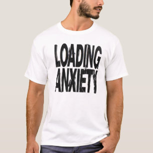 Ladeangst   Glitch Brutalistische Typografie Desi T-Shirt