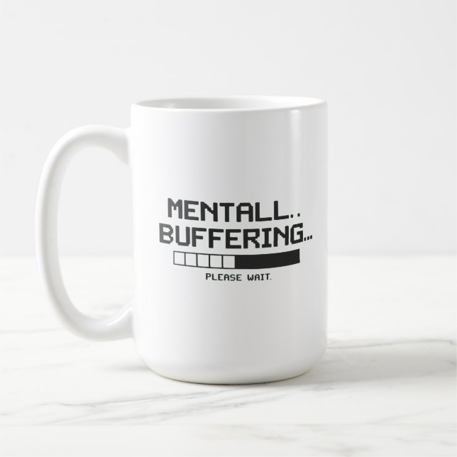 Ladebildschirm für geistigen Puffer Kaffeetasse (Links)