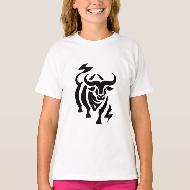 Ladebull - Power und Entschlossenheit T-Shirt (Vorderseite)