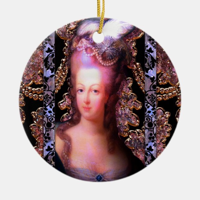 Ladee Plume French Baroque Keramikornament (Vorne)