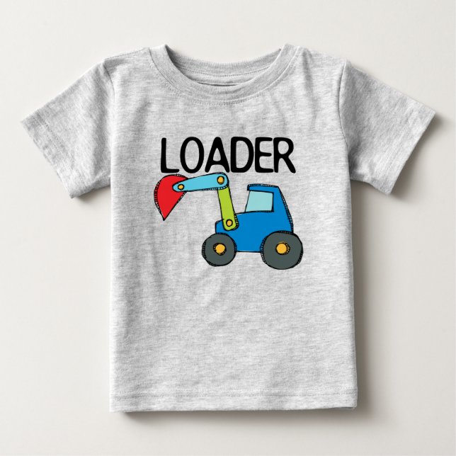 Ladefahrzeug Baby T-shirt (Vorderseite)