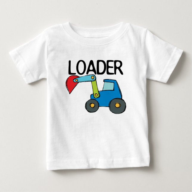 Ladefahrzeug Baby T-shirt (Vorderseite)