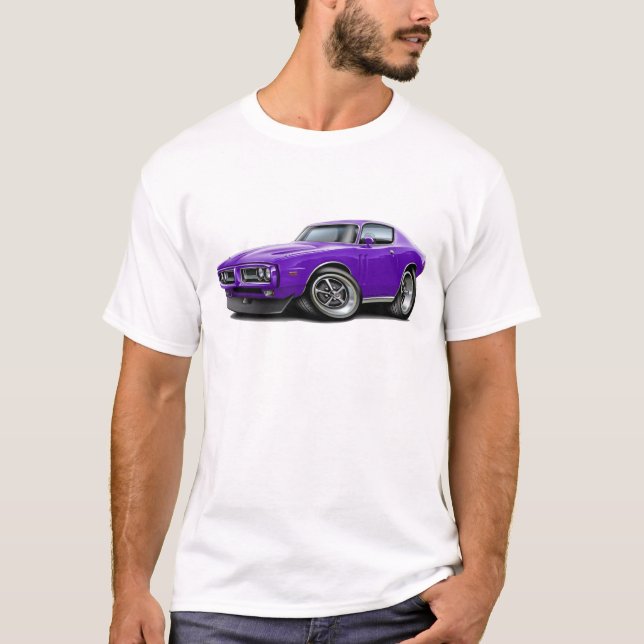 Ladegerät-lila Auto 1971-72 T-Shirt (Vorderseite)