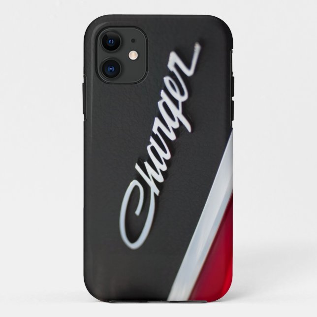 Ladegerät-Logo Case-Mate iPhone Hülle (Rückseite)