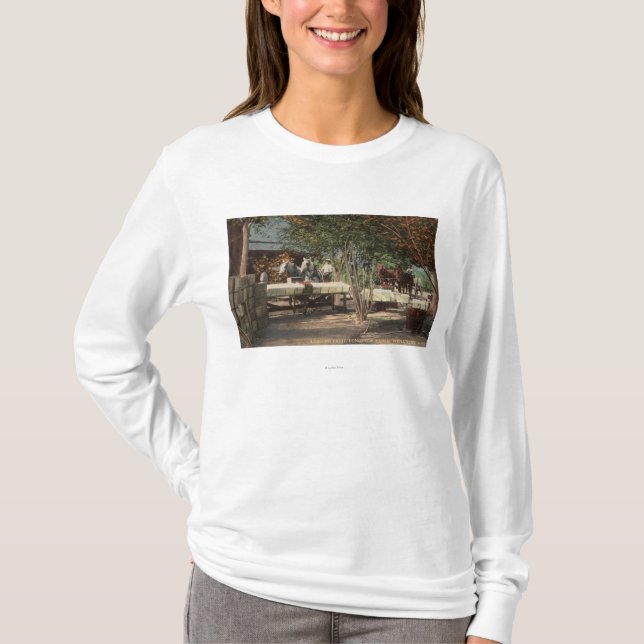 Laden-Frucht an Longview Ranch T-Shirt (Vorderseite)
