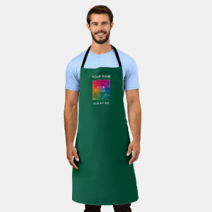 Laden Sie das Logo oder Foto Ihres Unternehmens ho Schürze