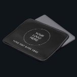 Laden Sie die Vorlage für das Logo Ihres Unternehm Laptopschutzhülle<br><div class="desc">Fügen Sie Text hoch laden Sie Ihr eigenes Image Foto Picture Business Company Logo Elegant Modern Template Neopren 13 Zoll Laptop-Sieb.</div>