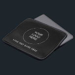 Laden Sie die Vorlage für das Logo Ihres Unternehm Laptopschutzhülle<br><div class="desc">Fügen Sie Text hoch laden Sie Ihr eigenes Image Foto Picture Business Company Logo Elegant Modern Template Neopren 13 Zoll Laptop-Sieb.</div>