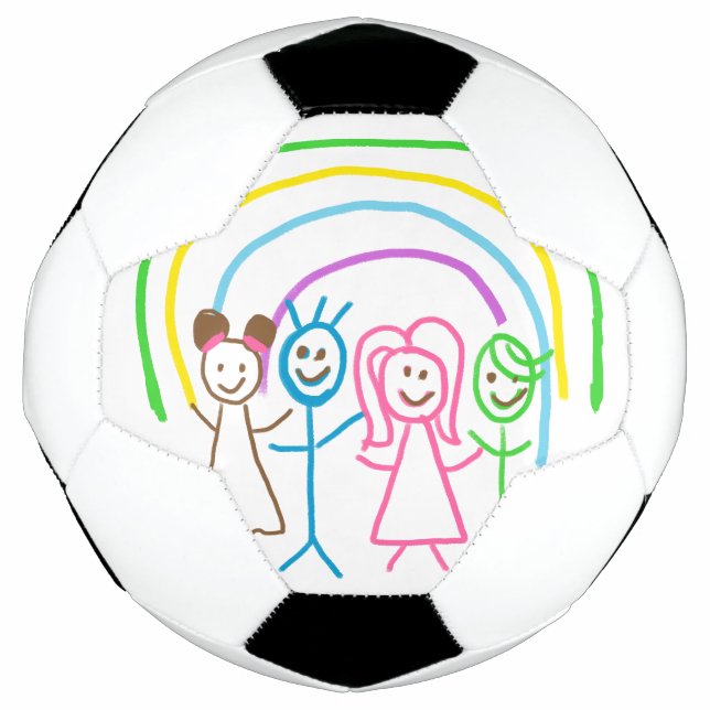 Laden Sie die Zeichnend Kids-Artwork herunter, um Fußball (Vorderseite)