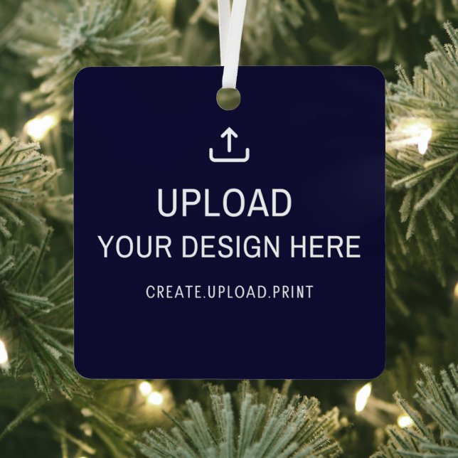 Laden Sie Ihr benutzerdefiniertes Design, Ihre Kun Ornament Aus Metall (InSitu)