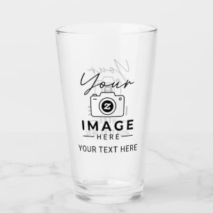 Laden Sie Ihr Bild und Text hoch Glas