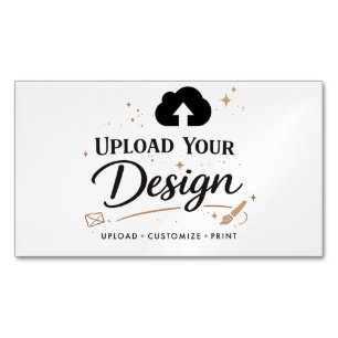 Laden Sie Ihr Design Branding hoch  Magnetische Visitenkarte