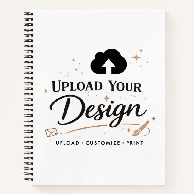 Laden Sie Ihr eigenes Design - Benutzerdefinierte  Notizbuch (Vorderseite)