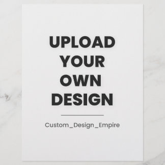 Laden Sie Ihr eigenes Design hier hoch | Benutzerd Briefbogen