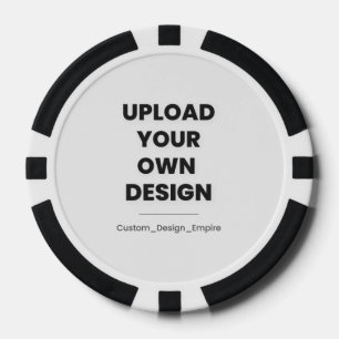 Laden Sie Ihr eigenes Design hier hoch Benutzerd Pokerchips