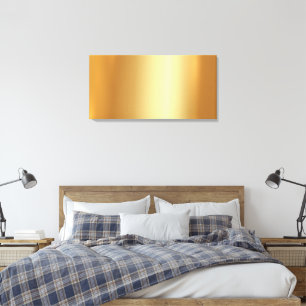 Laden Sie Ihr eigenes Foto auf einen leeren golden Leinwanddruck