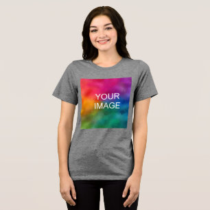 Laden Sie Ihr eigenes Foto Online-Frauen kaufen Gr Tri-Blend Shirt
