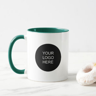 Laden Sie Ihr eigenes Geschäft-Logo Modernes Templ Tasse