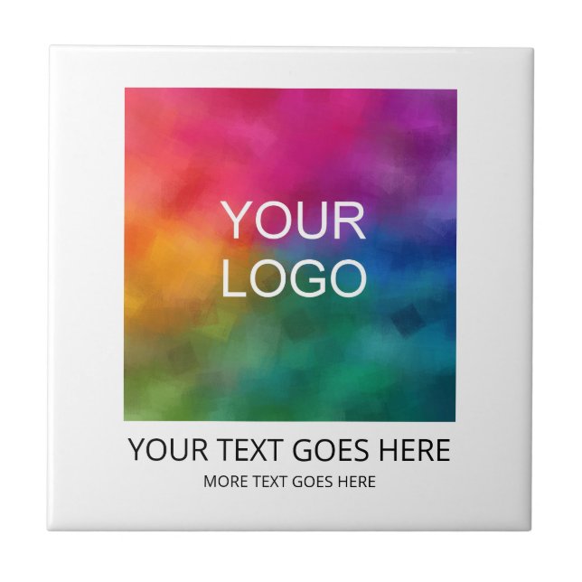 Laden Sie Ihr eigenes Logo hier individuell hoch Fliese (Vorderseite)