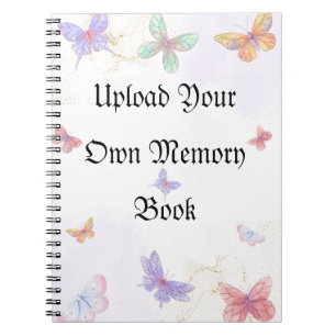 Laden Sie Ihr eigenes Memory-Notebook hoch Notizblock