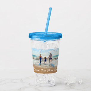Laden Sie Ihr Foto Acryl-Tumbler Hoch Benutzerdefi Acryltrinkbecher