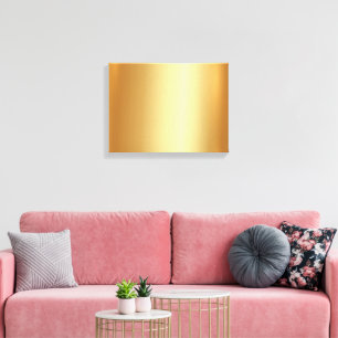 Laden Sie Ihr Foto auf glamourösem goldenem Hinter Leinwanddruck
