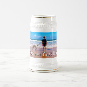 Laden Sie Ihr Foto Beer Stein Geschenk mit individ Bierglas