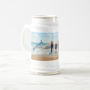 Laden Sie Ihr Foto Beer Stein mit individuellem Na Bierglas