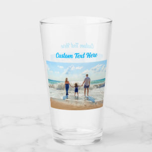 Laden Sie Ihr Foto Glas-Geschenk Personalisierter  Glas