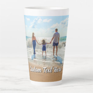 Laden Sie Ihr Foto Latte-Mug-Geschenk mit individu Milchtasse