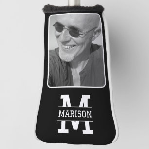 Laden Sie Ihr Foto mit Monogramm hoch Golf Headcover