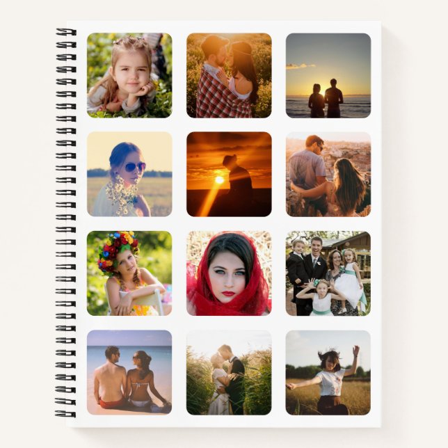 Laden Sie Ihr Foto-Notebook hoch Notizbuch (Vorderseite)